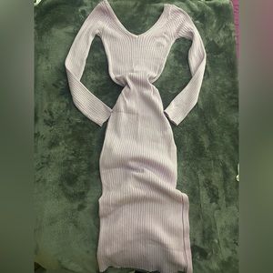 Sweater Dress with Slit 🤍